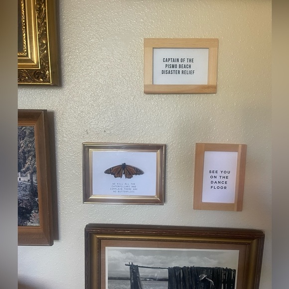 See you on the dance floor art wall gallery wood frame 4x6” no glass - Picture 11 of 11